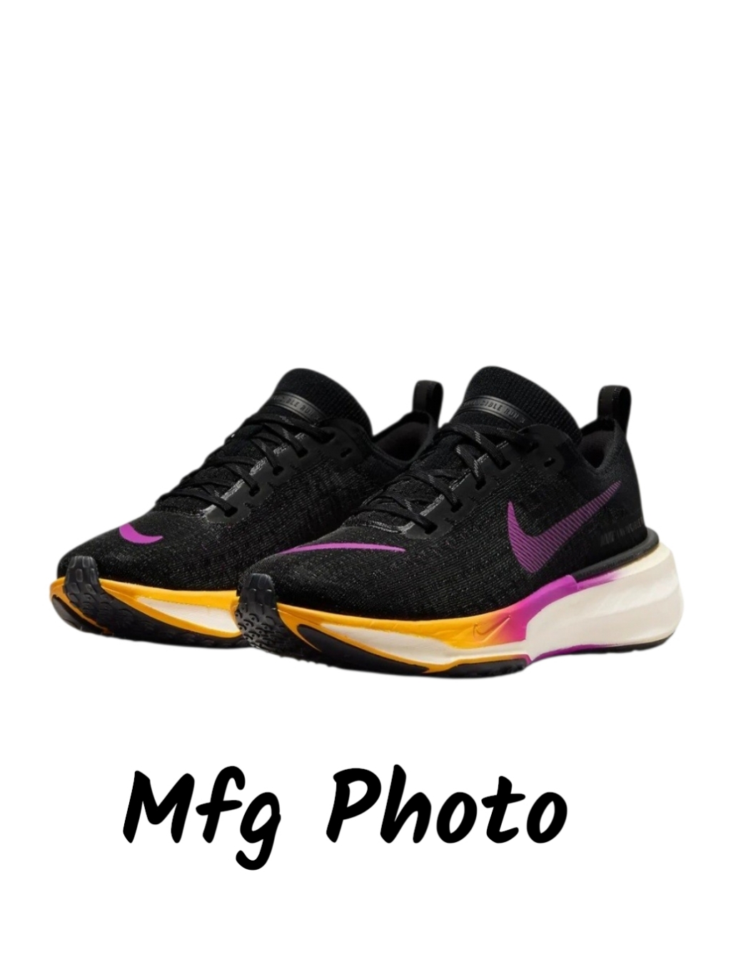 Nike Invincible 3 'Black Laser Orange Violet', Womens 6.5